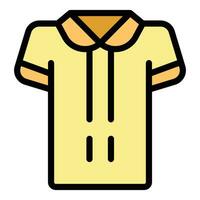 Shirt apparel icon vector flat