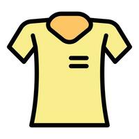 camisa modelo icono vector plano