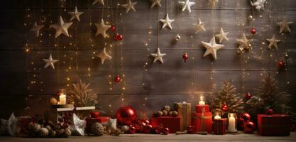 Christmas interior decoration photo