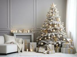 Christmas interior decoration photo