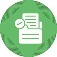 Document Approval Vector Icon