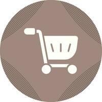 icono de vector de carrito de compras