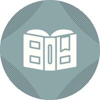 Open book with bookmark Vector Icon