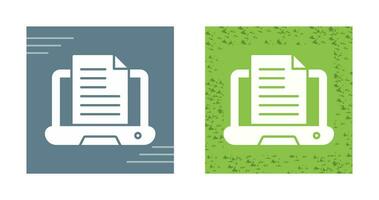 Content Writing Vector Icon