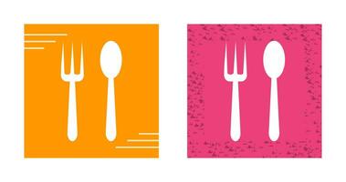 Spoon and Fork Vector Icon