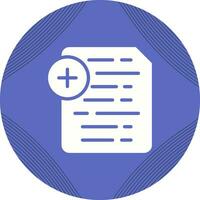 Document Insert Icon Vector Icon