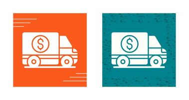 Money Truck Vector Icon