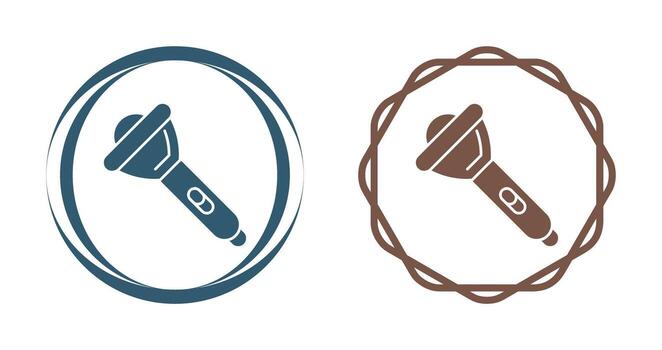 icono de vector de linterna