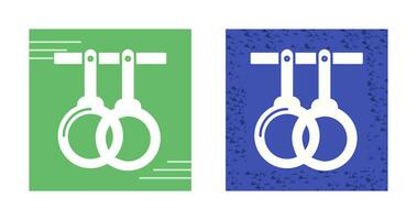 Gym Rings Vector Icon