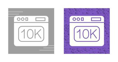 icono de vector de 10k