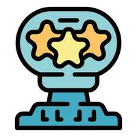 Ceremony award icon vector flat