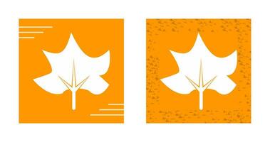 Autumn Leaf Vector Icon