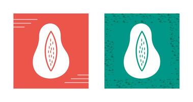 Papaya Vector Icon