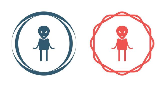 icono de vector alienígena