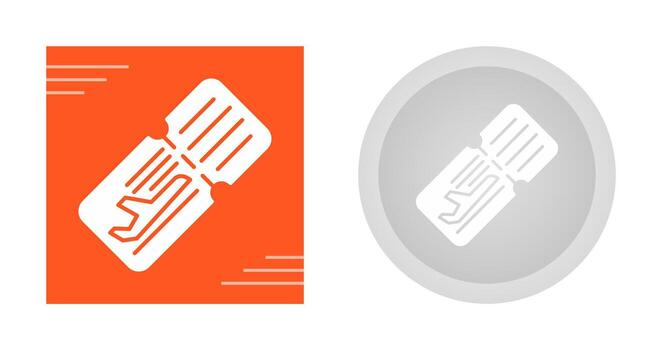 Plane Ticket Vector Icon