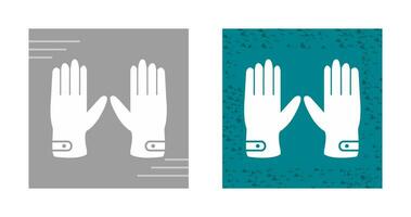 Leather Gloves Vector Icon