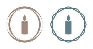 Lit Candle Vector Icon