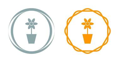 Flower Pot Vector Icon