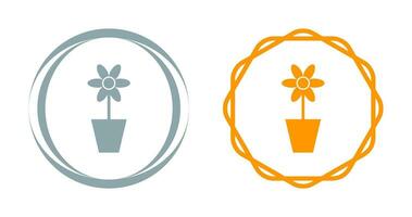 Flower Pot Vector Icon