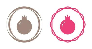 Pomegranate Vector Icon