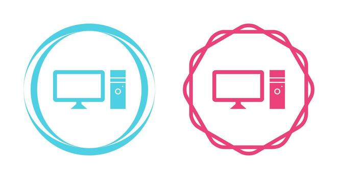 Computer Vector Icon