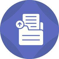 Document Upload Vector Icon
