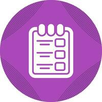 Task list with clipboard Vector Icon