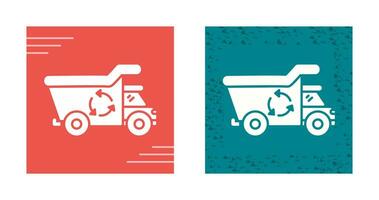 Recycling Truck Vector Icon