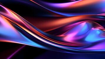 Abstract Wave Gradient Background photo