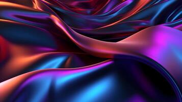 Abstract Wave Gradient Background photo