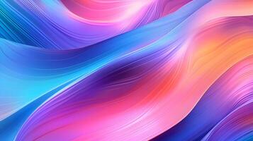 Abstract Wave Gradient Background photo
