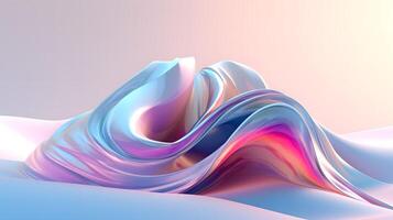 Abstract Wave Gradient Background photo