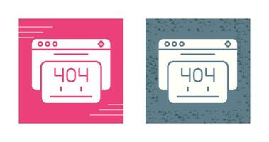 404 Error Vector Icon