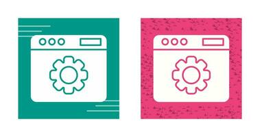 Web Settings Vector Icon