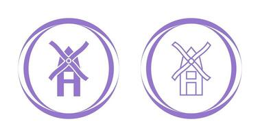 Windmill Vector Icon