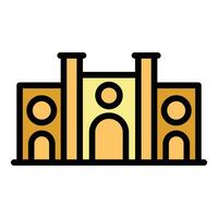 Architecture landmark icon vector flat