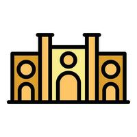 Architecture landmark icon vector flat