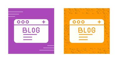 Blog Vector Icon