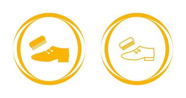 Shoe Polishing Vector Icon