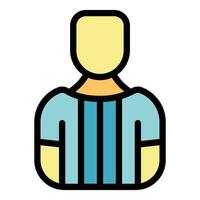 Referee icon vector flat