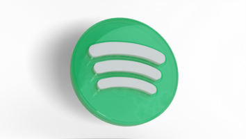 Spotify 3d logo png