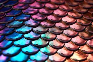 snake scales vibrant holographic photo