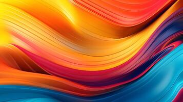 Abstract Wave Gradient Background photo