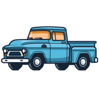 pickup car cartoon ai generative png