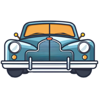 classic car cartoon ai generate png