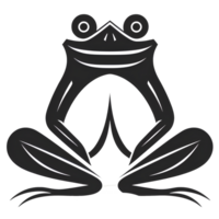 Karikatur Frosch ai generativ png