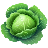 repolho vegetal ai generativo png