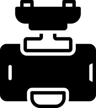 solid icon for mounts vector