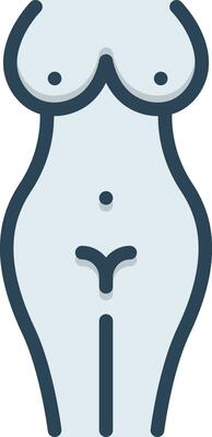 color icon for nude