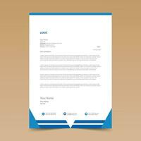 Modern Letterhead Pad Template Design vector